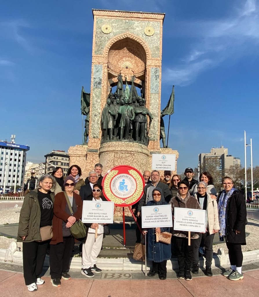 3 Aralık Dünya Engelliler günü - Taksim’de Farkındalık Buluşması