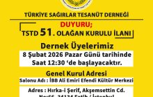 TÜRKİYE SAĞIRLAR TESANÜT DERNEĞİ 51 OLAĞAN KURULU İLANI